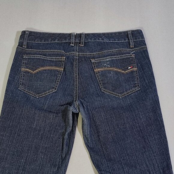 Tommy Hilfiger flare jeans Freedom women's size 10 R ink blue colour lightweight - Picture 4 of 14